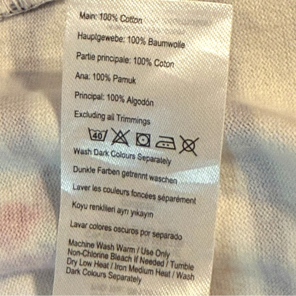Joules Girls 6Y Striped Floral Cotton Dress Blue White Pink Short Sleeve - Picture 6 of 6